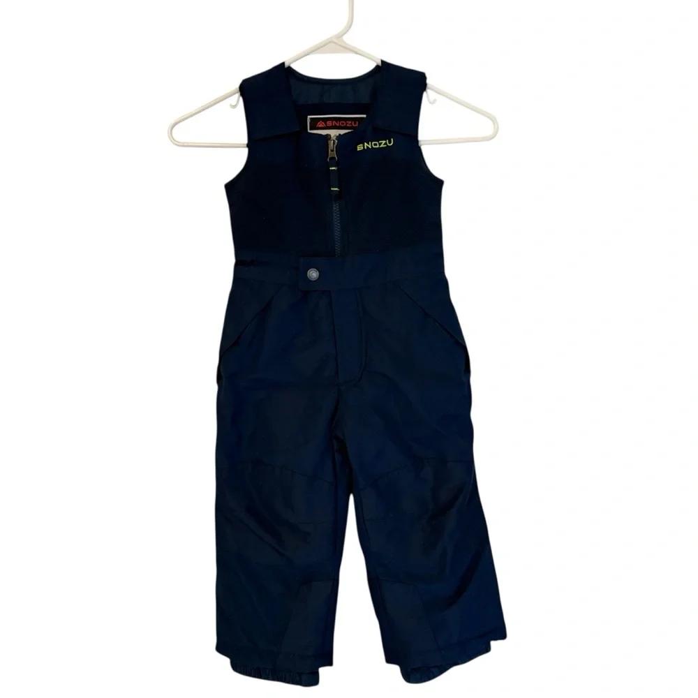 SNOZU Navy Blue Snow Bibs Pants Size 2T‎